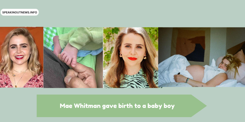 Mae Whitman's baby's father