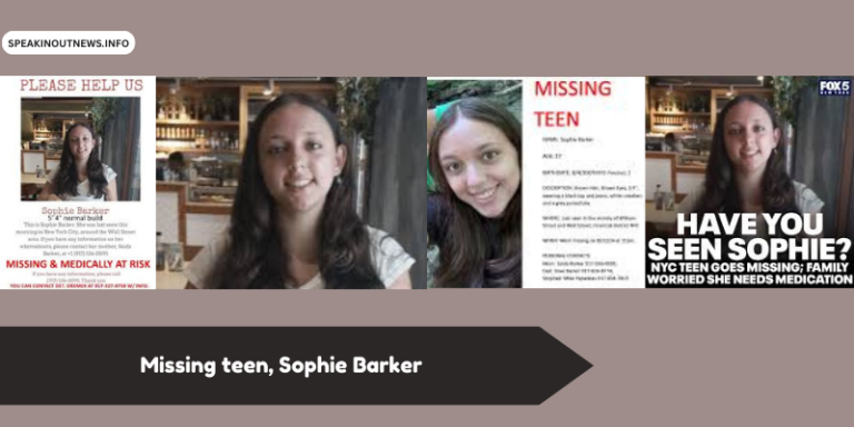 Sophie Barker Missing